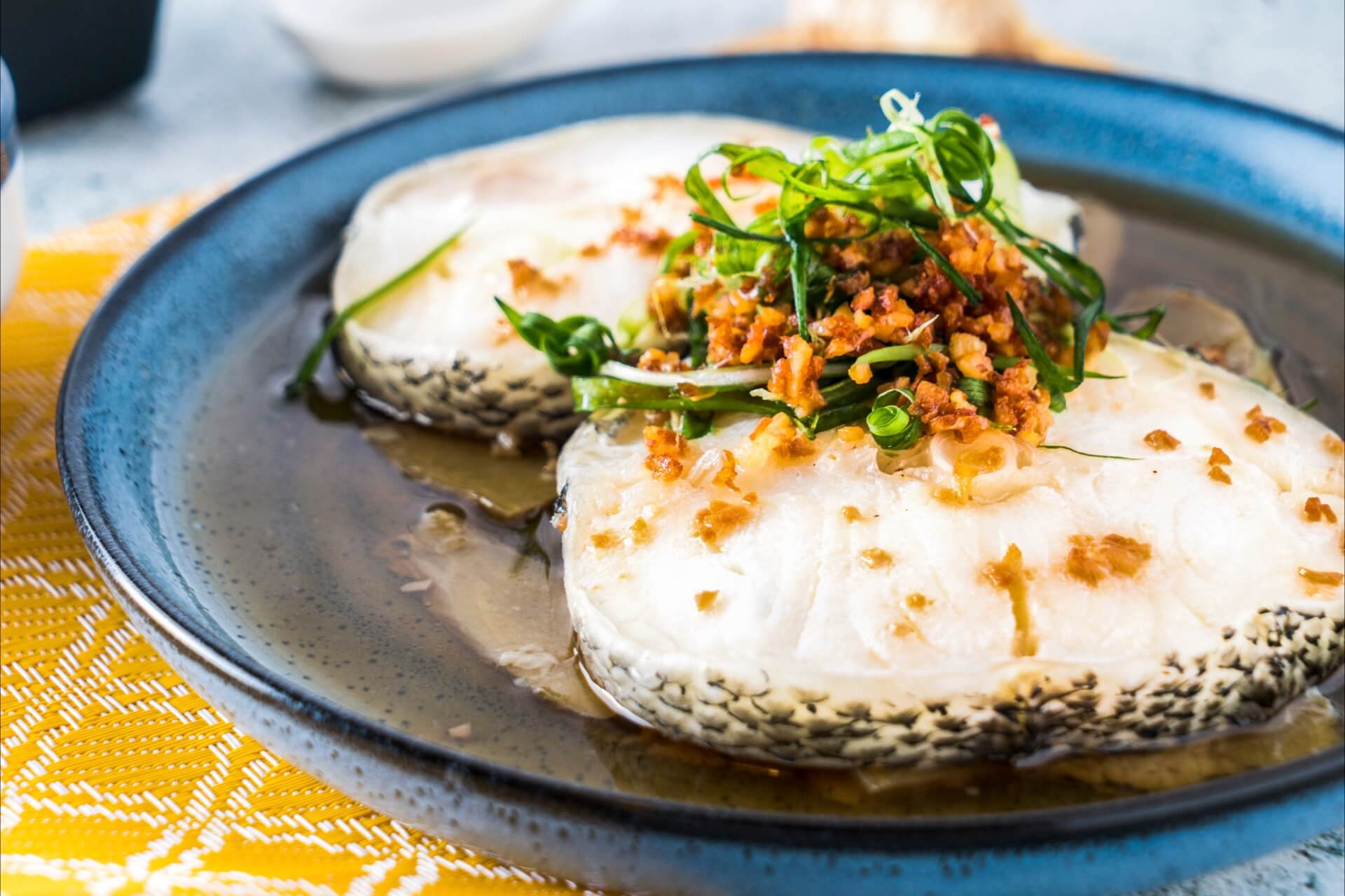 Steamed Cod with Soy Sauce